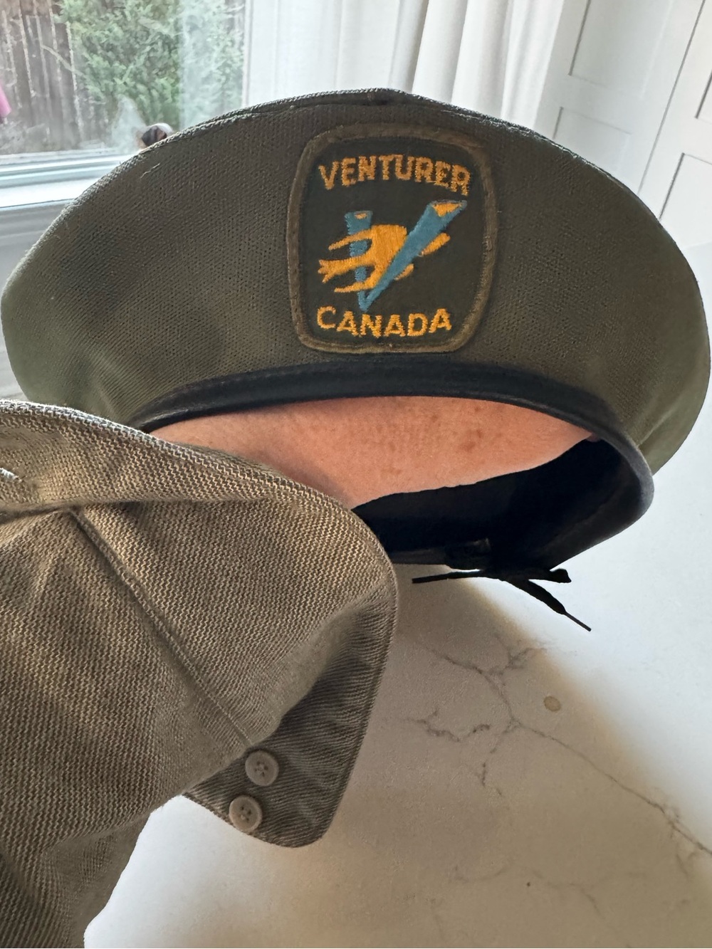 Vintage Boy Scouts, Venturer beret - size Small